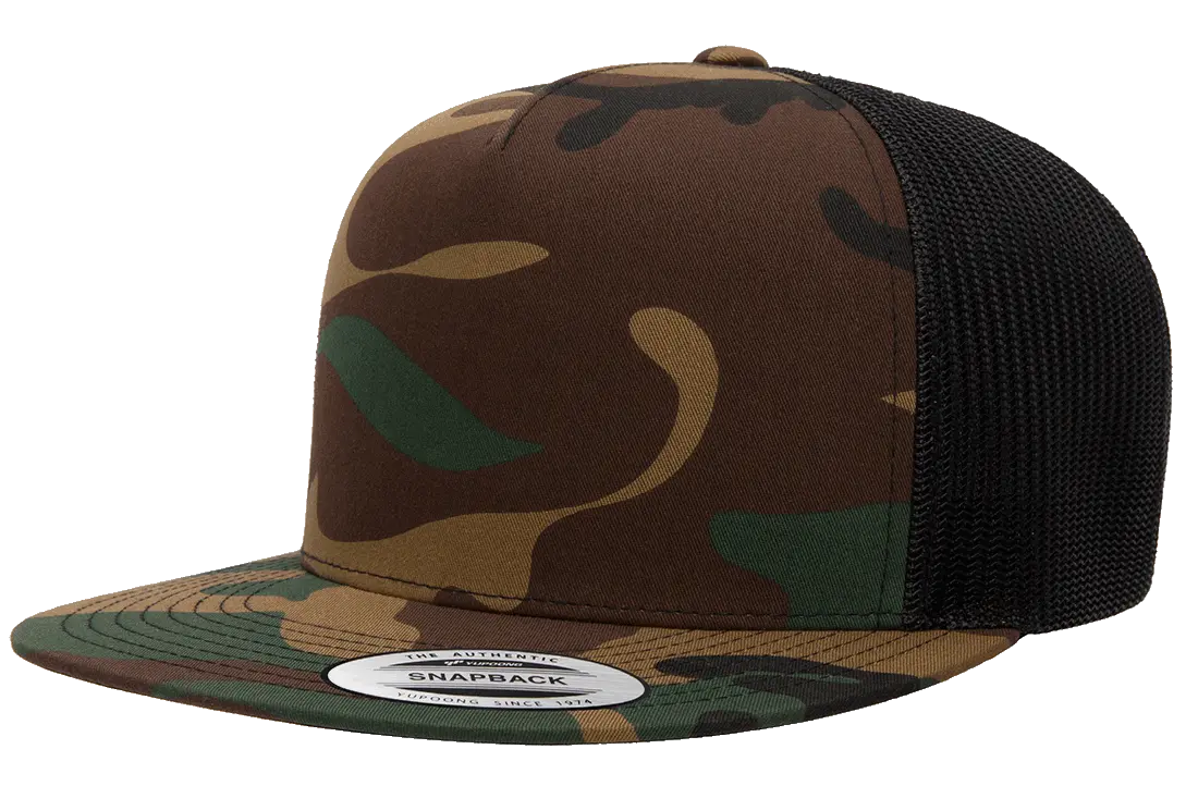 YP Classics Classic Five-Panel Trucker Cap - 6006