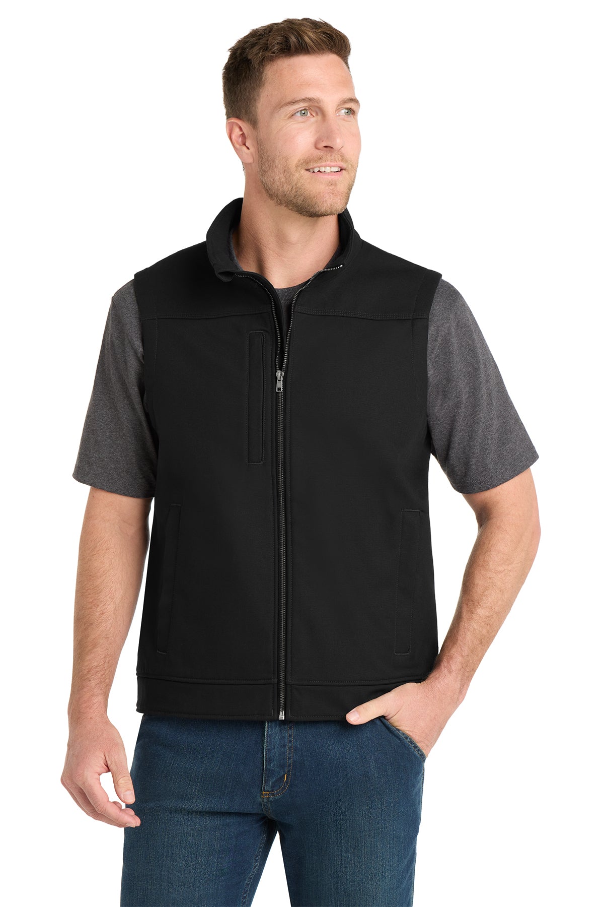 CSV60 CornerStone® Duck Bonded Soft Shell Vest