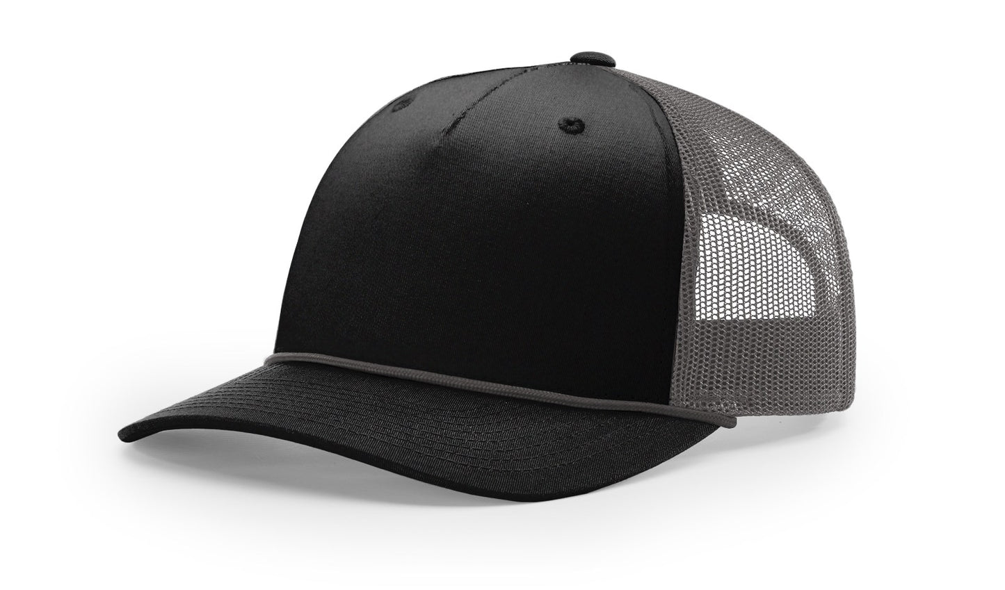 Richardson 112FPR Five-Panel Trucker Rope Cap