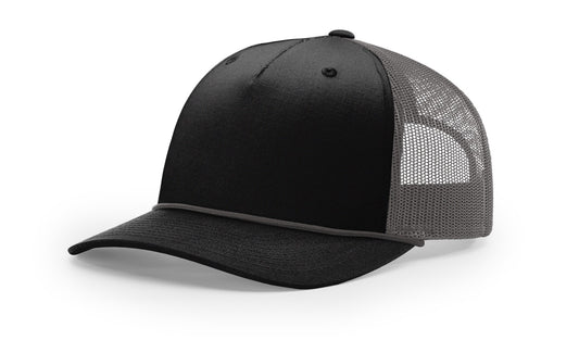 Richardson 112FPR Five-Panel Trucker Rope Cap