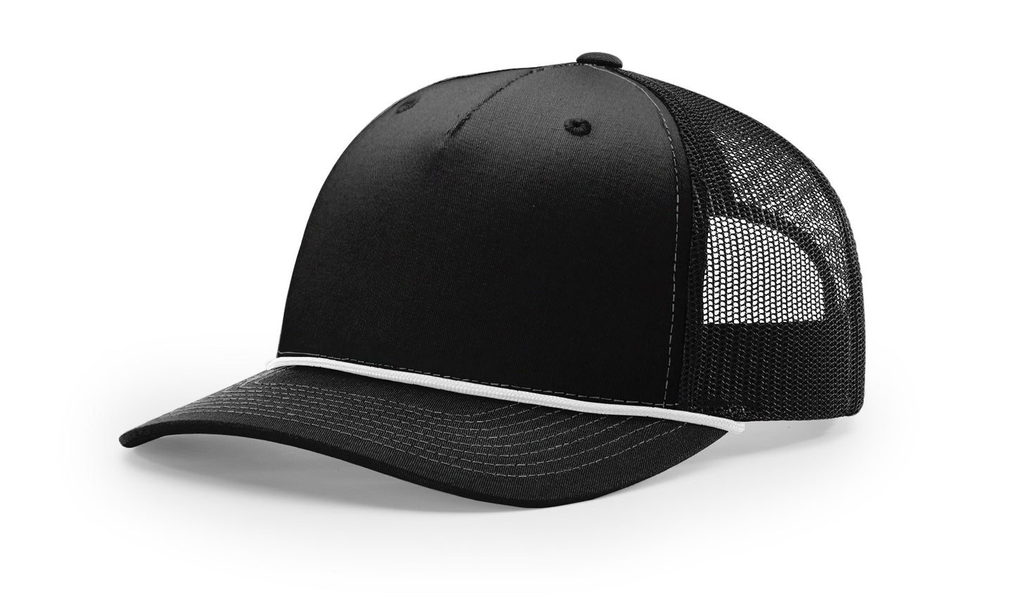 Richardson 112FPR Five-Panel Trucker Rope Cap