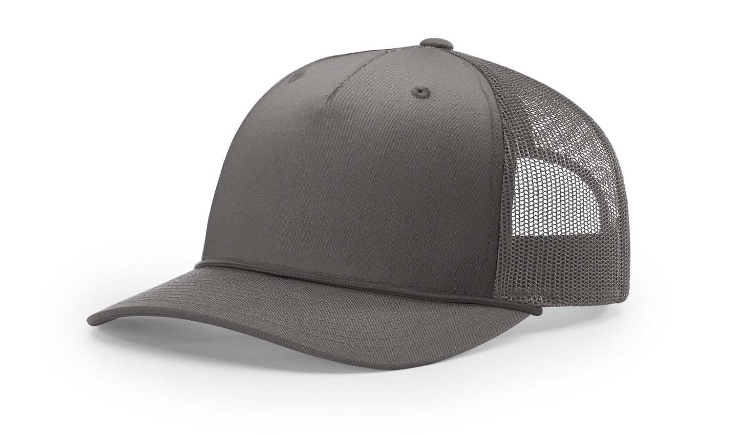Richardson 112FPR Five-Panel Trucker Rope Cap