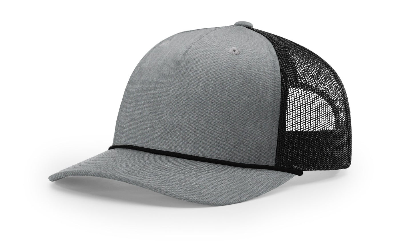 Richardson 112FPR Five-Panel Trucker Rope Cap