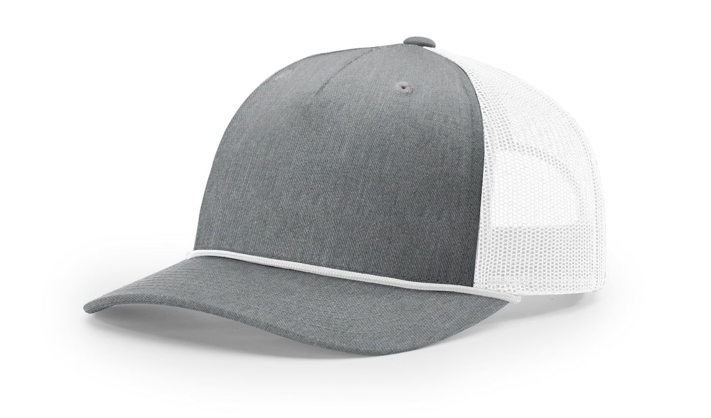 Richardson 112FPR Five-Panel Trucker Rope Cap