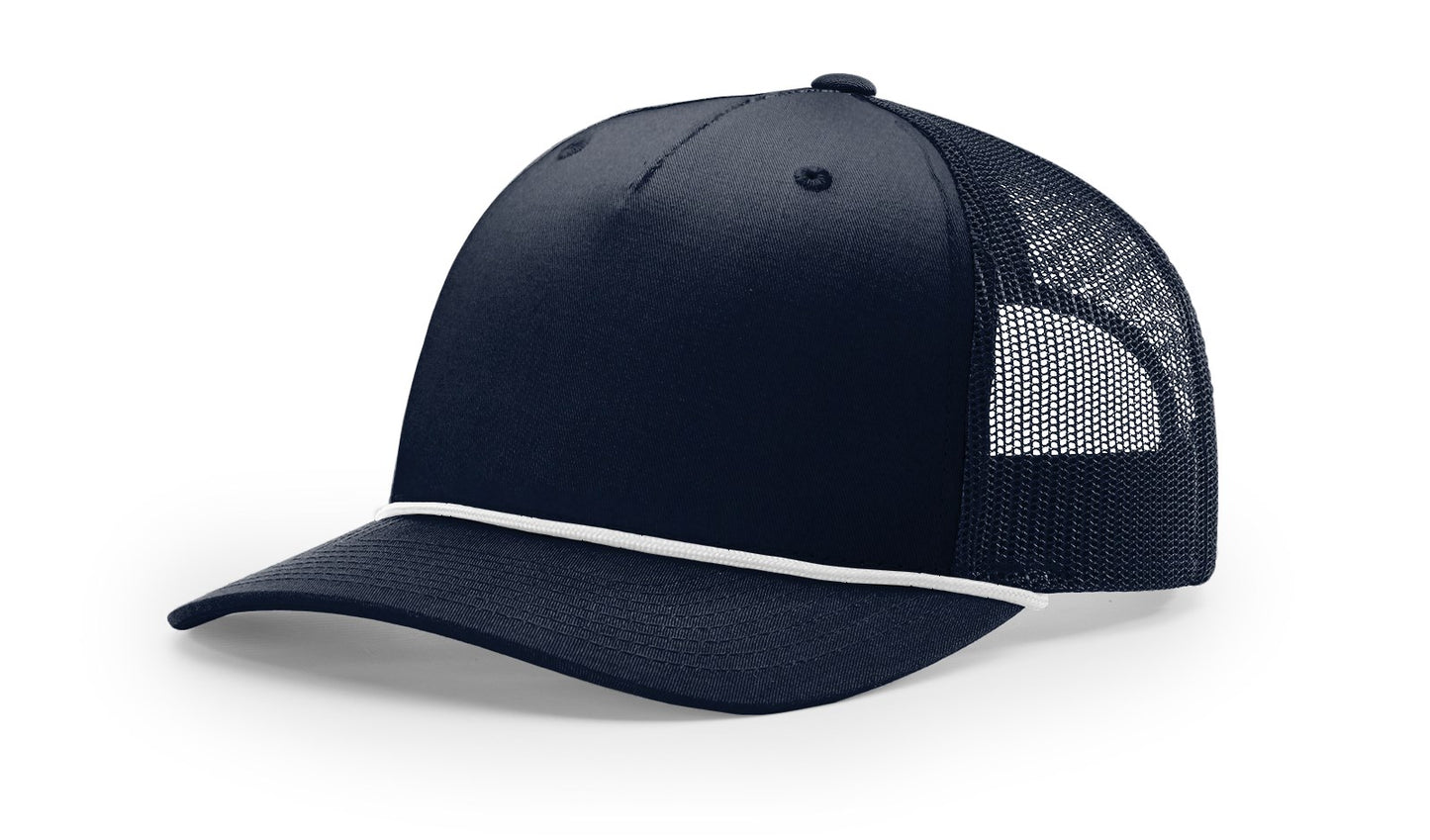 Richardson 112FPR Five-Panel Trucker Rope Cap