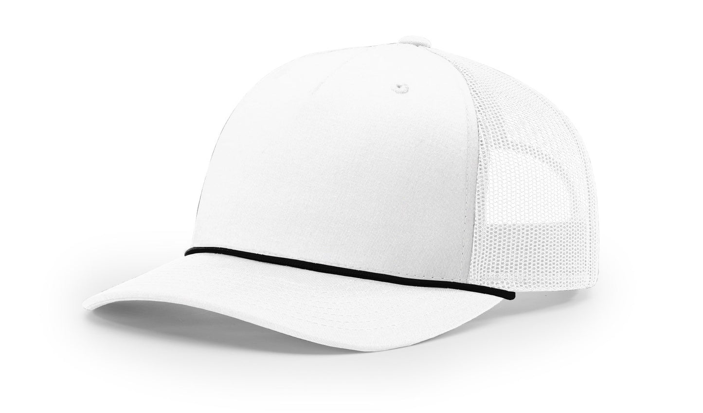 Richardson 112FPR Five-Panel Trucker Rope Cap