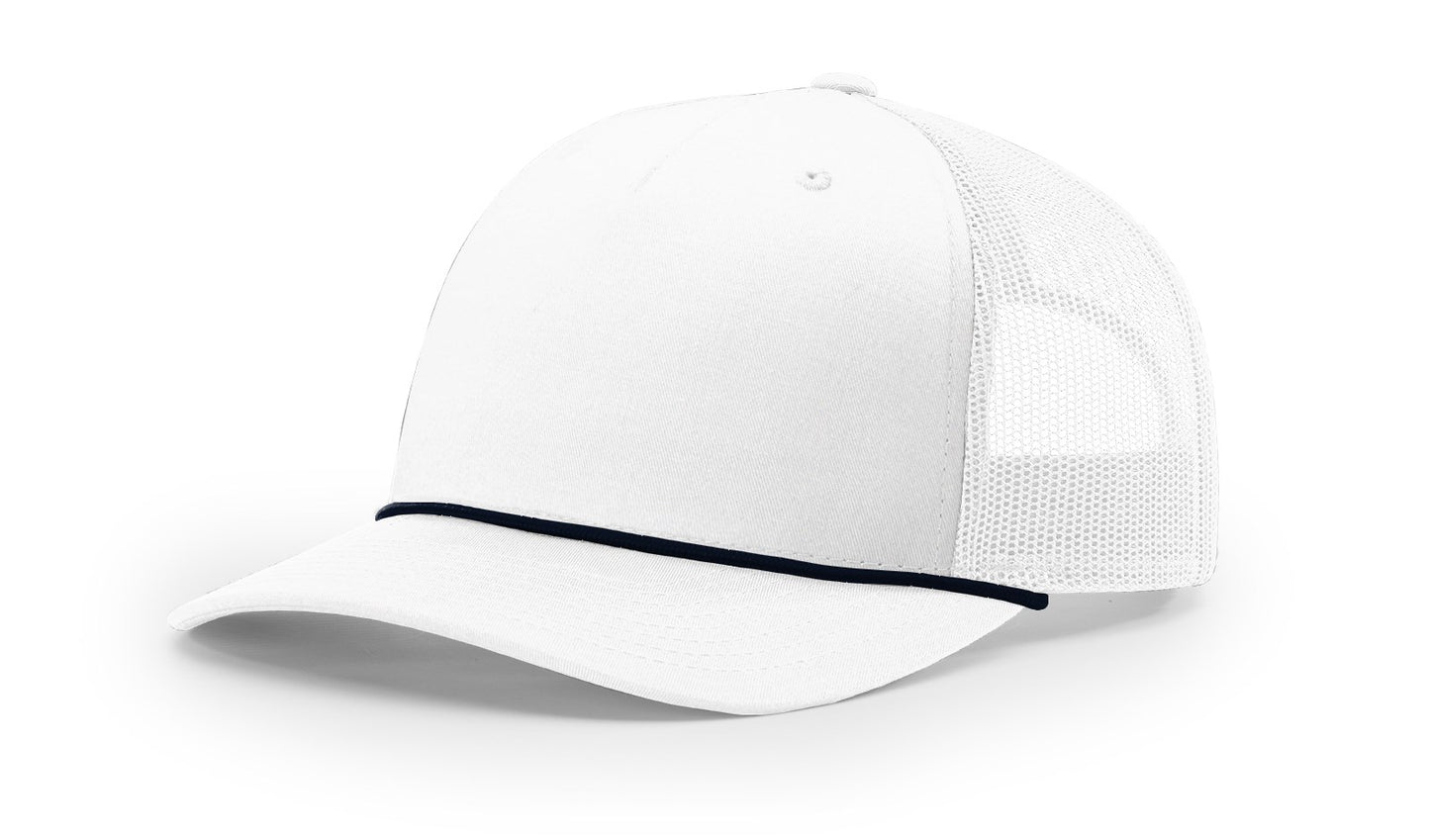 Richardson 112FPR Five-Panel Trucker Rope Cap
