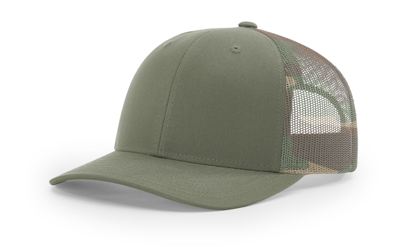 Richardson 112PM Printed Mesh Trucker