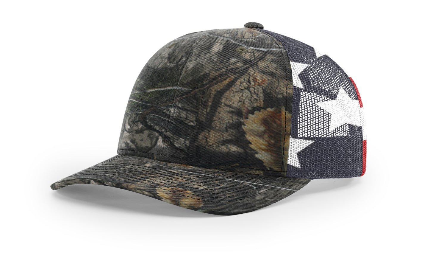 Richardson 112PM Printed Mesh Trucker