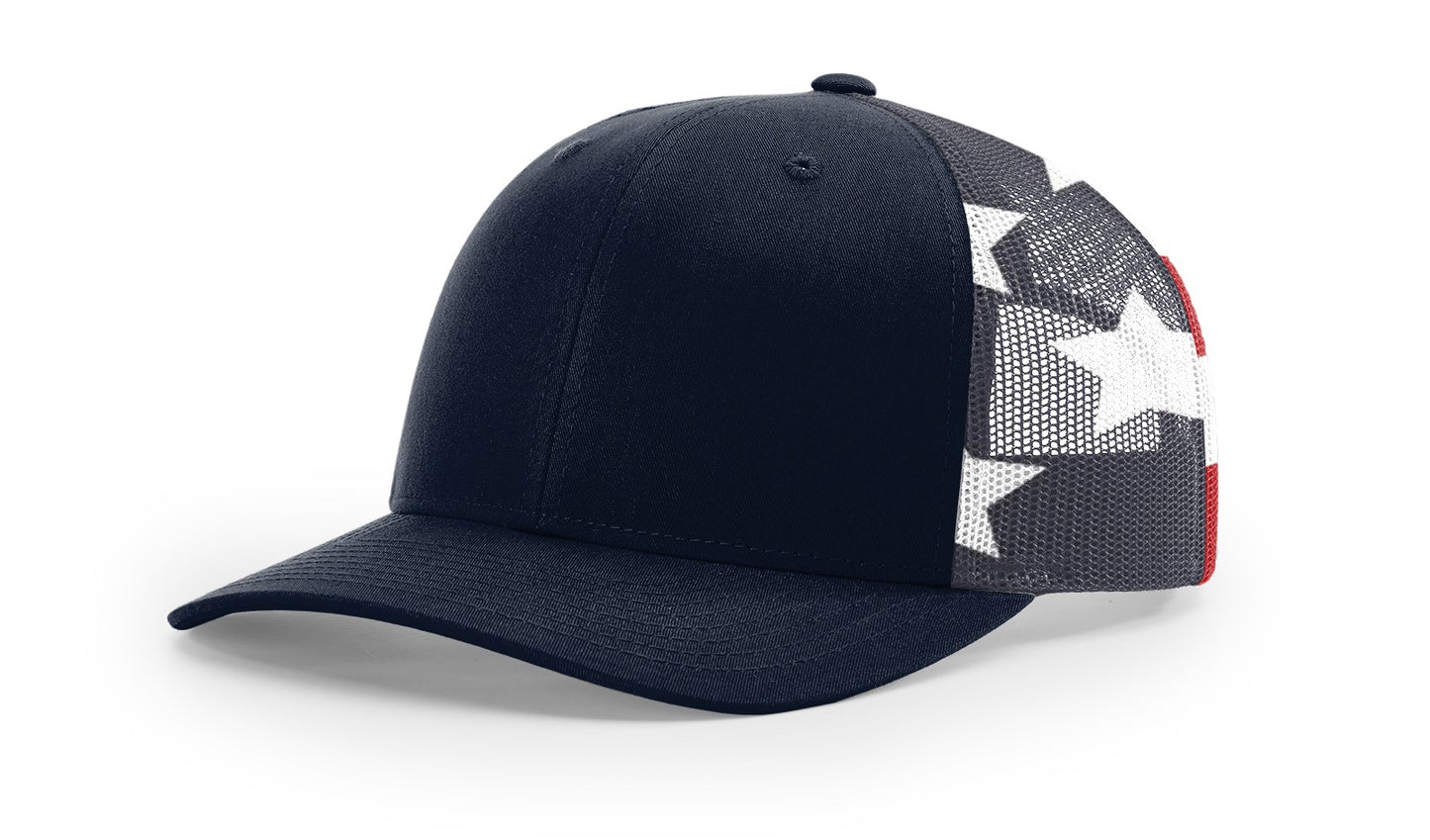 Richardson 112PM Printed Mesh Trucker