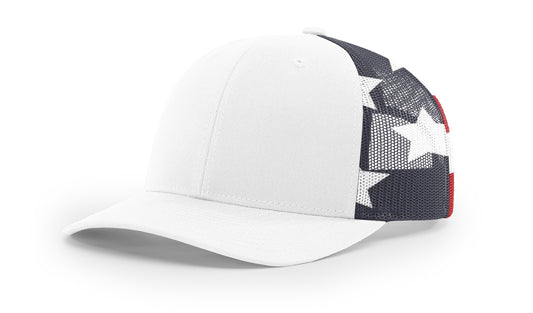 Richardson 112PM Printed Mesh Trucker