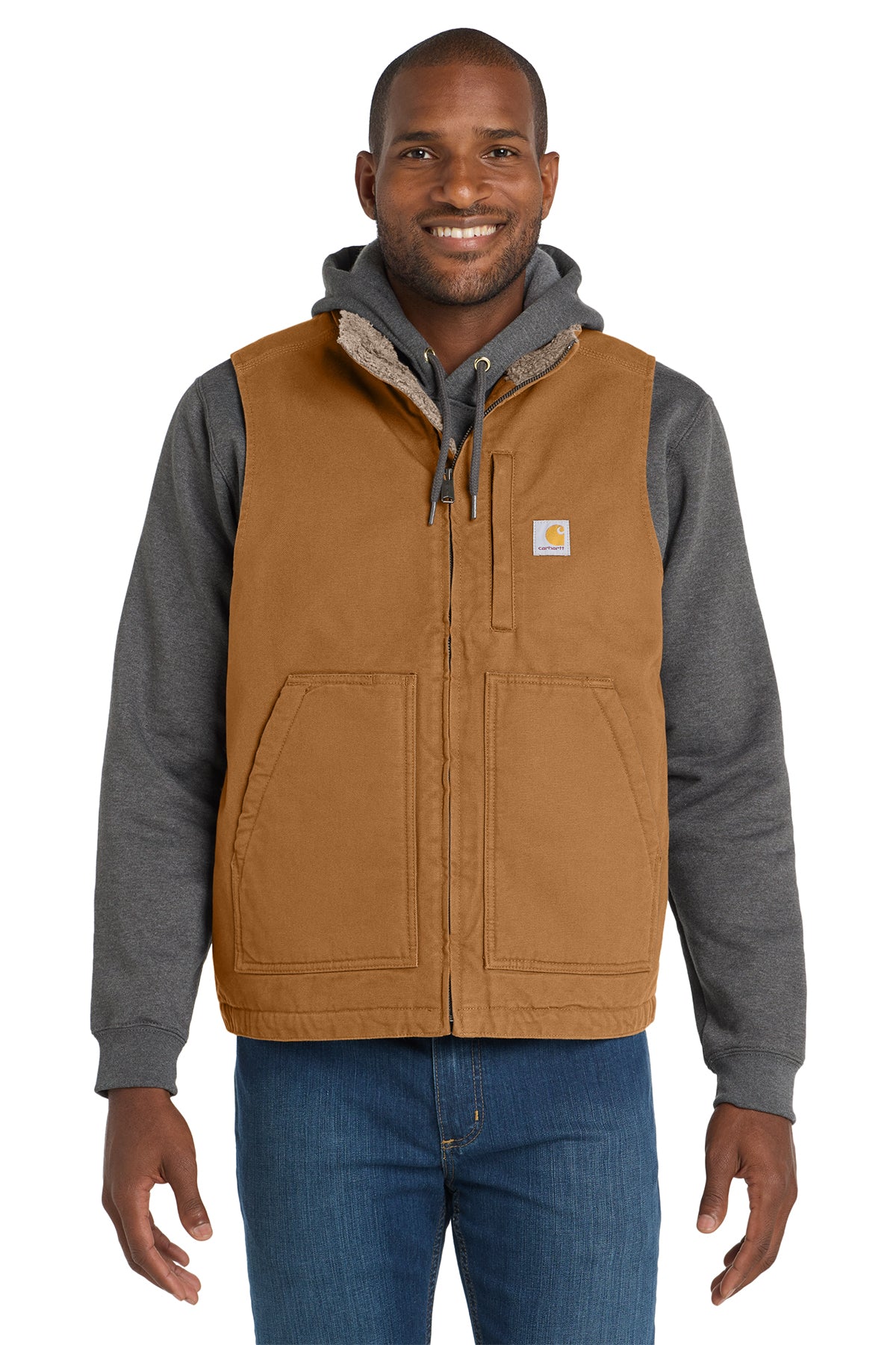 CT104277  Carhartt® Sherpa-Lined Mock Neck Vest