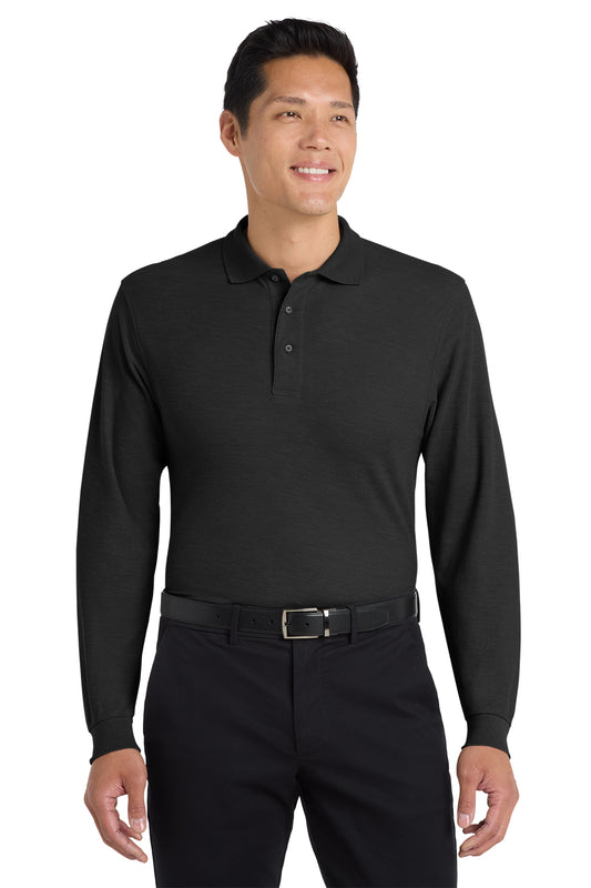 K500LS  Port Authority® Silk Touch™ LS Polo