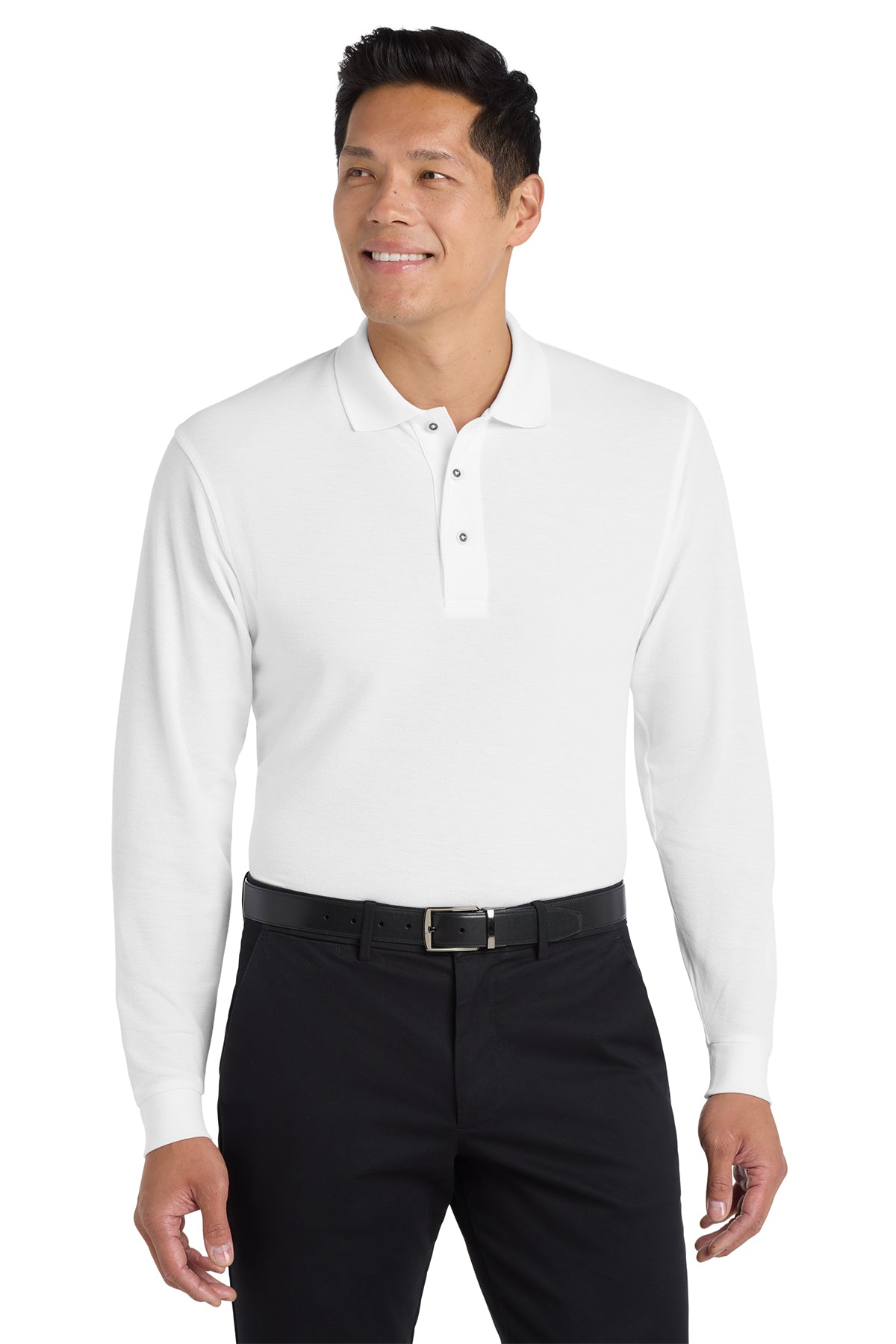K500LS  Port Authority® Silk Touch™ LS Polo
