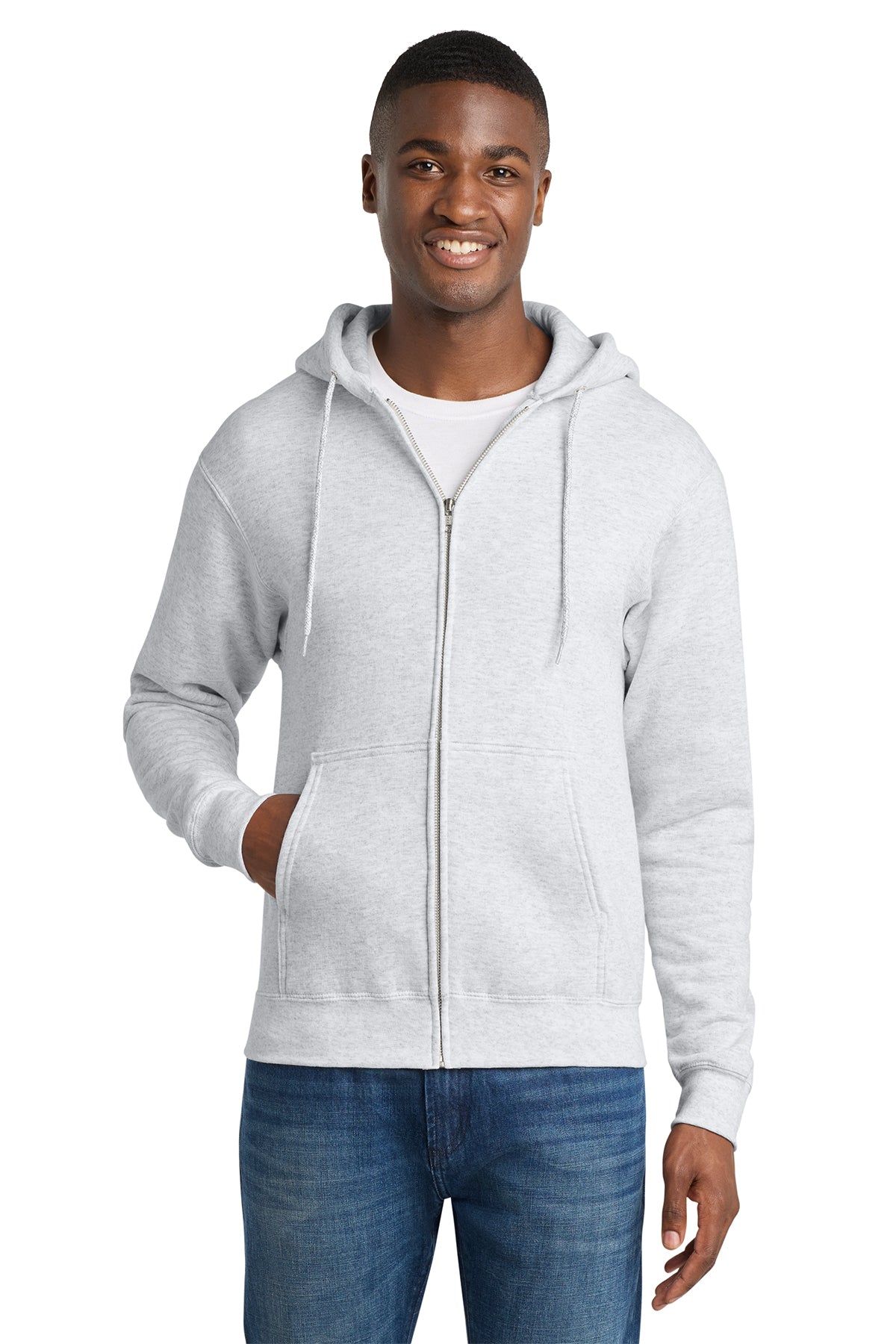 PC78ZH  Port & Co™ Core Fleece Full-Zip Hooded Sweatshirt