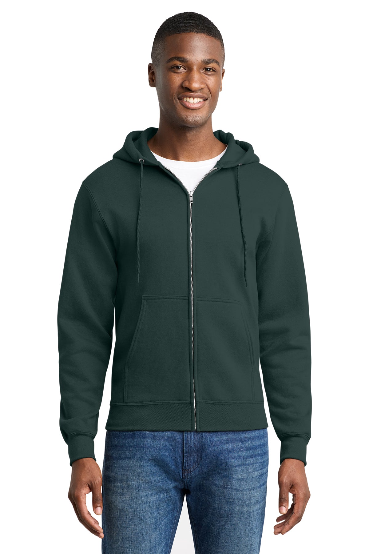 PC78ZH  Port & Co™ Core Fleece Full-Zip Hooded Sweatshirt