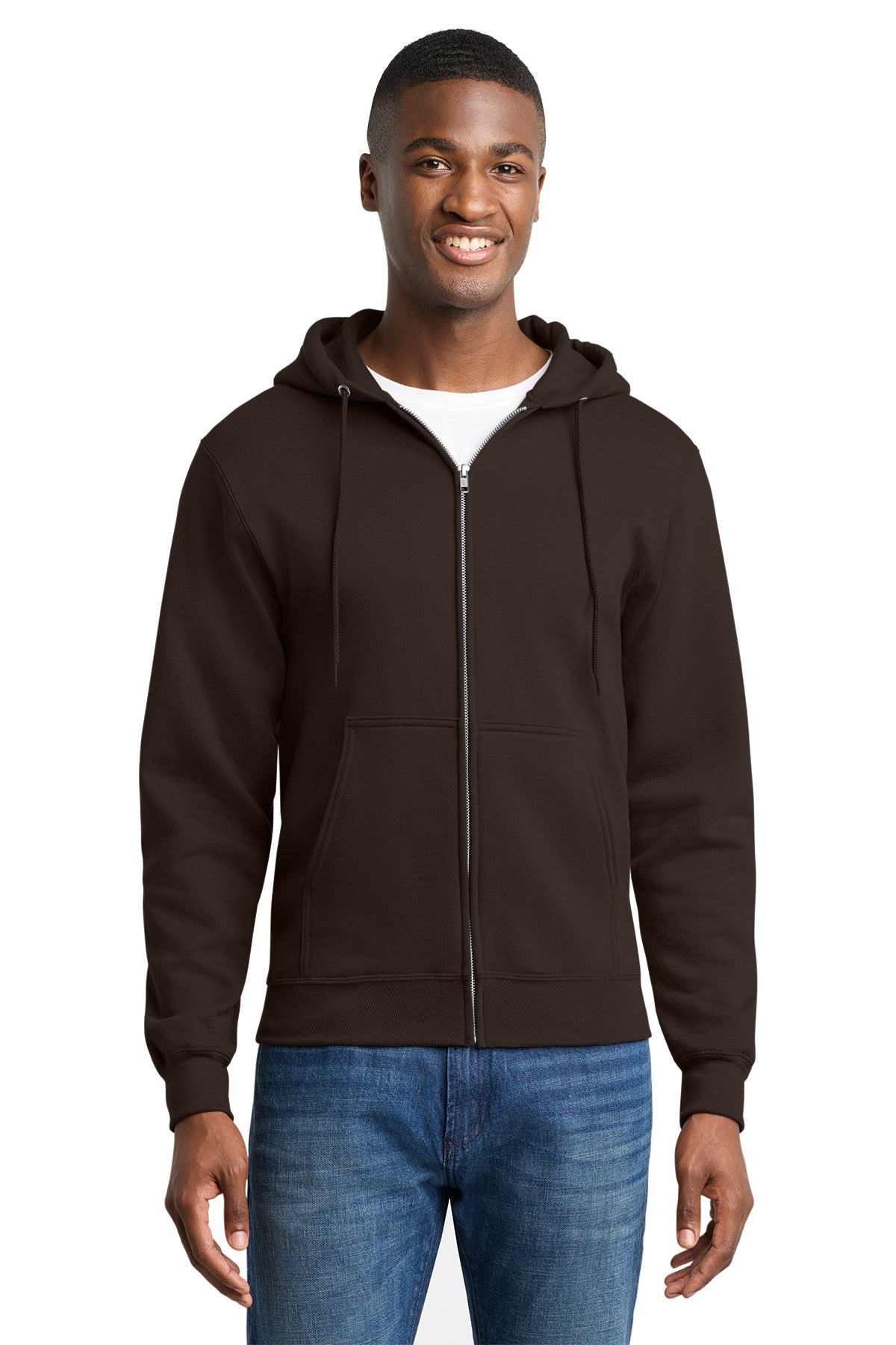 PC78ZH  Port & Co™ Core Fleece Full-Zip Hooded Sweatshirt