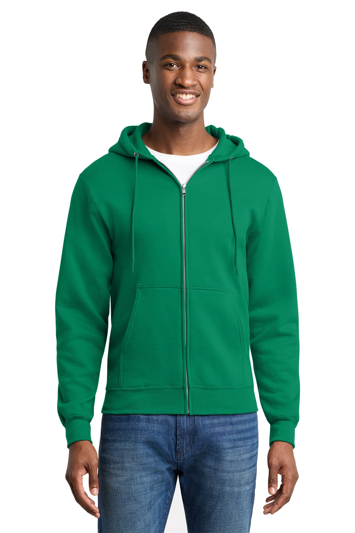 PC78ZH  Port & Co™ Core Fleece Full-Zip Hooded Sweatshirt