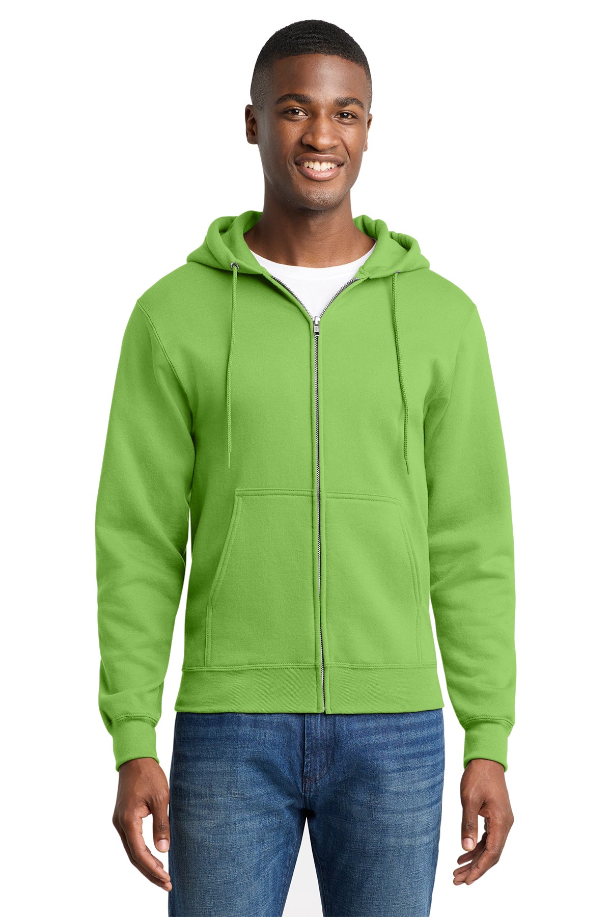 PC78ZH  Port & Co™ Core Fleece Full-Zip Hooded Sweatshirt