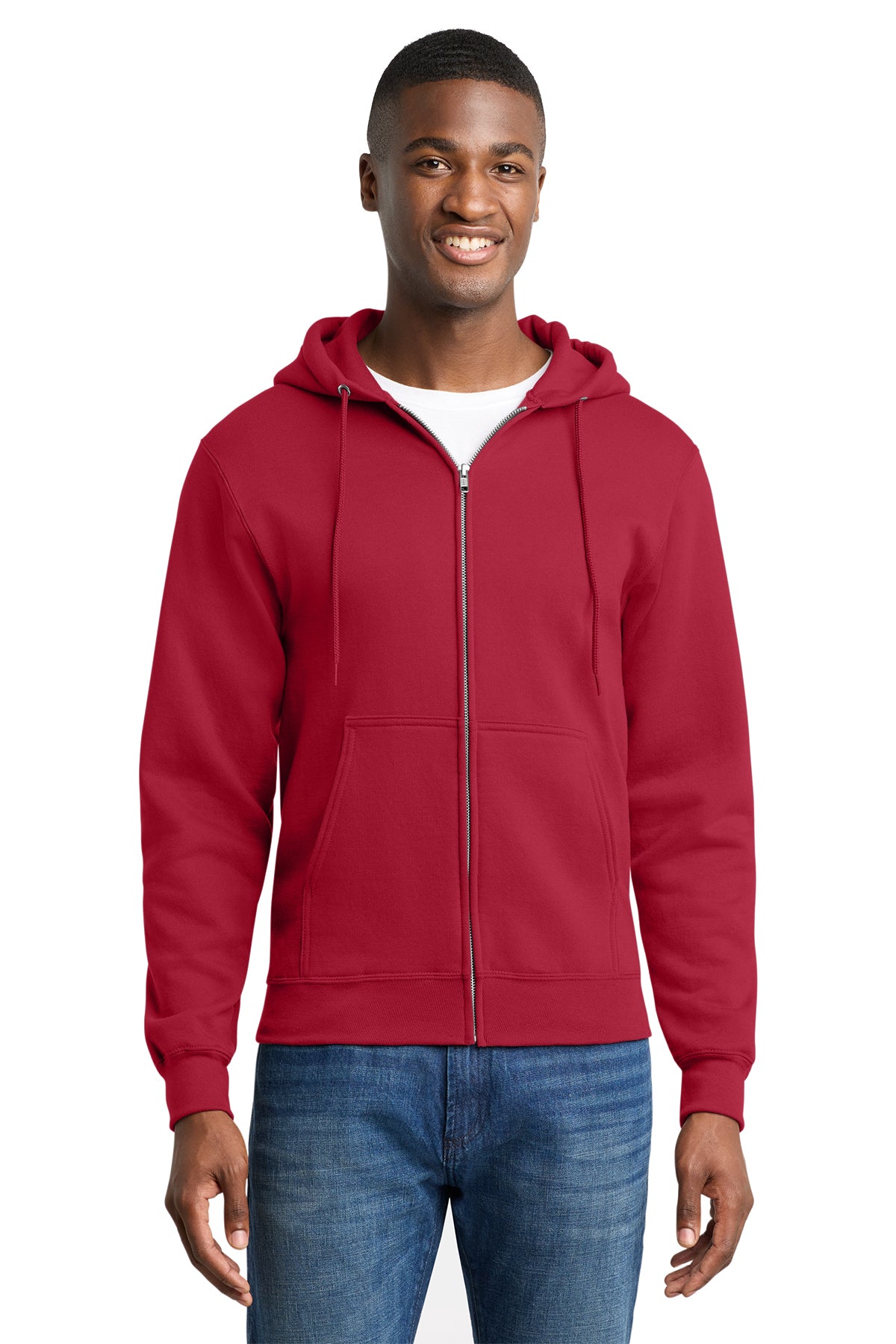 PC78ZH  Port & Co™ Core Fleece Full-Zip Hooded Sweatshirt