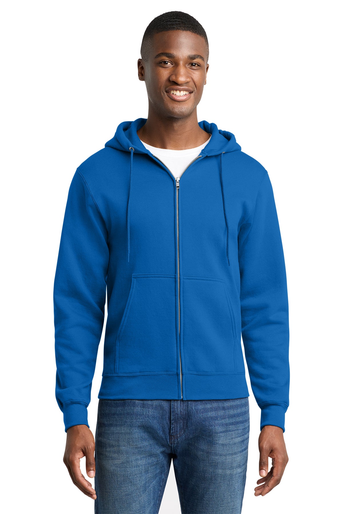 PC78ZH  Port & Co™ Core Fleece Full-Zip Hooded Sweatshirt