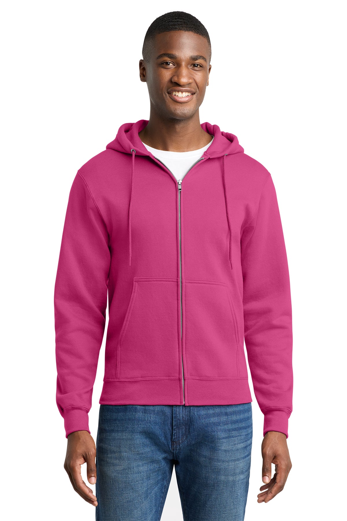 PC78ZH  Port & Co™ Core Fleece Full-Zip Hooded Sweatshirt