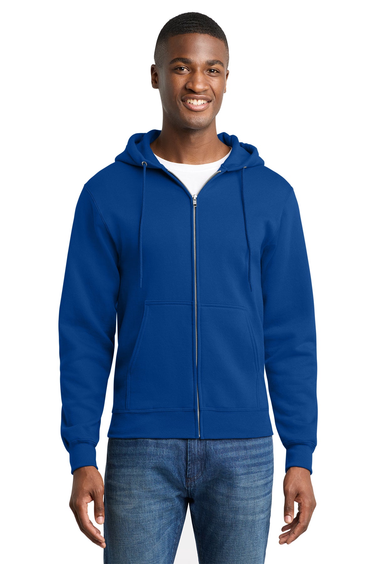 PC78ZH  Port & Co™ Core Fleece Full-Zip Hooded Sweatshirt