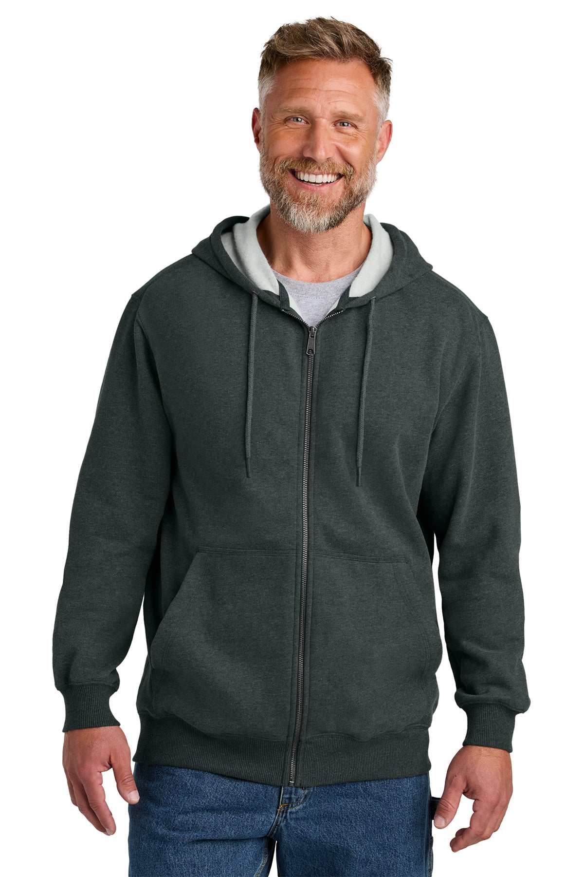 CSF631 CornerStone® Tough Fleece Full-Zip Hoodie