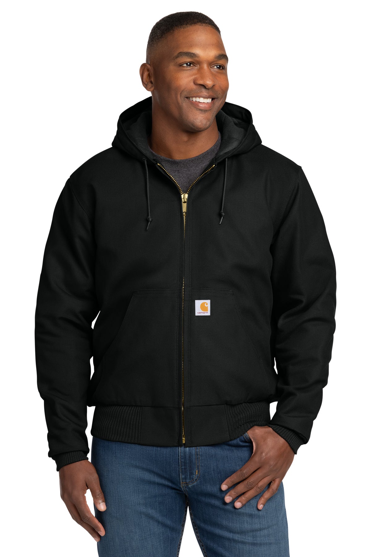 CT106677  Carhartt® Quilted-Flannel-Lined Duck Active Jacket