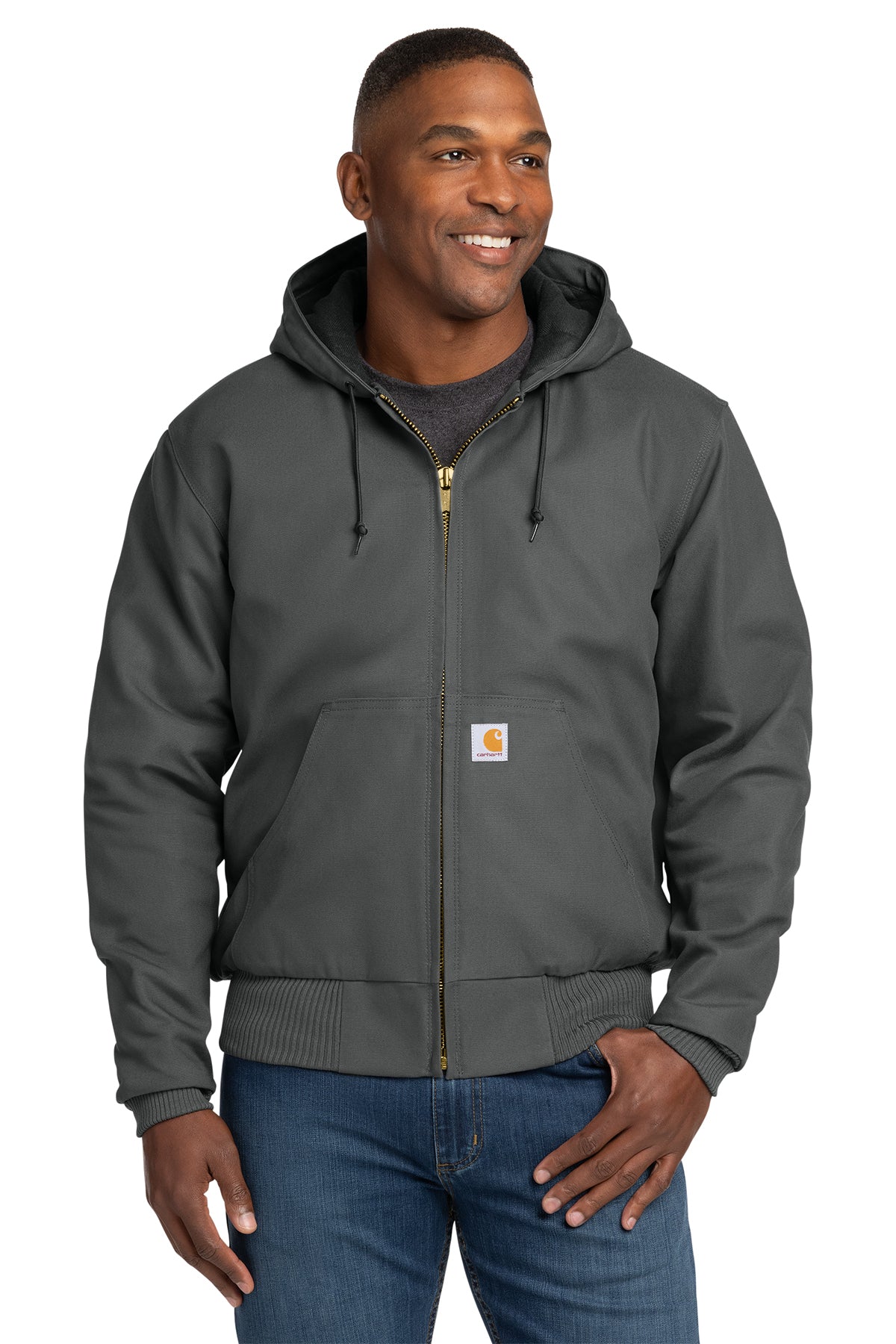 CT106677  Carhartt® Quilted-Flannel-Lined Duck Active Jacket