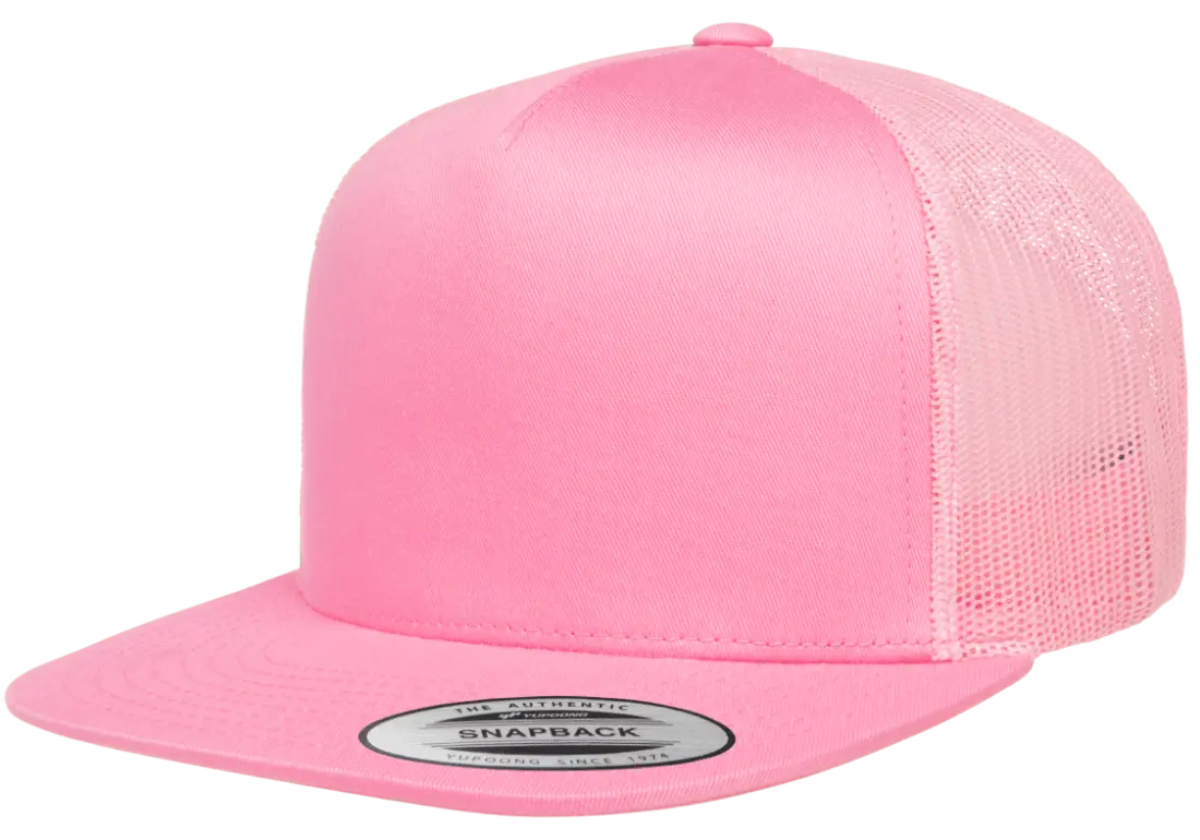 YP Classics Classic Five-Panel Trucker Cap - 6006