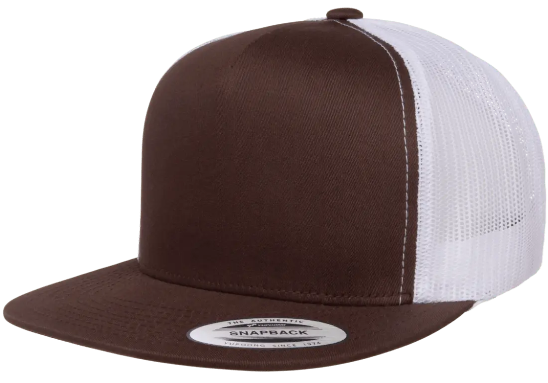 YP Classics Classic Five-Panel Trucker Cap - 6006