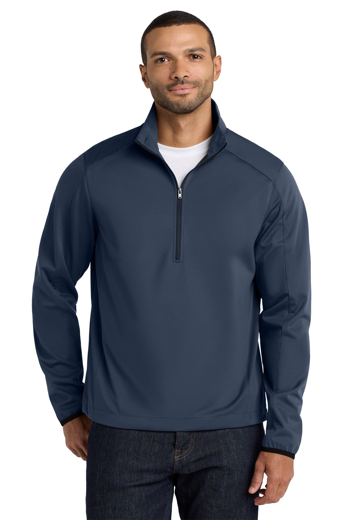 J716 Port Authority® Active 1/2-Zip Soft Shell Jacket