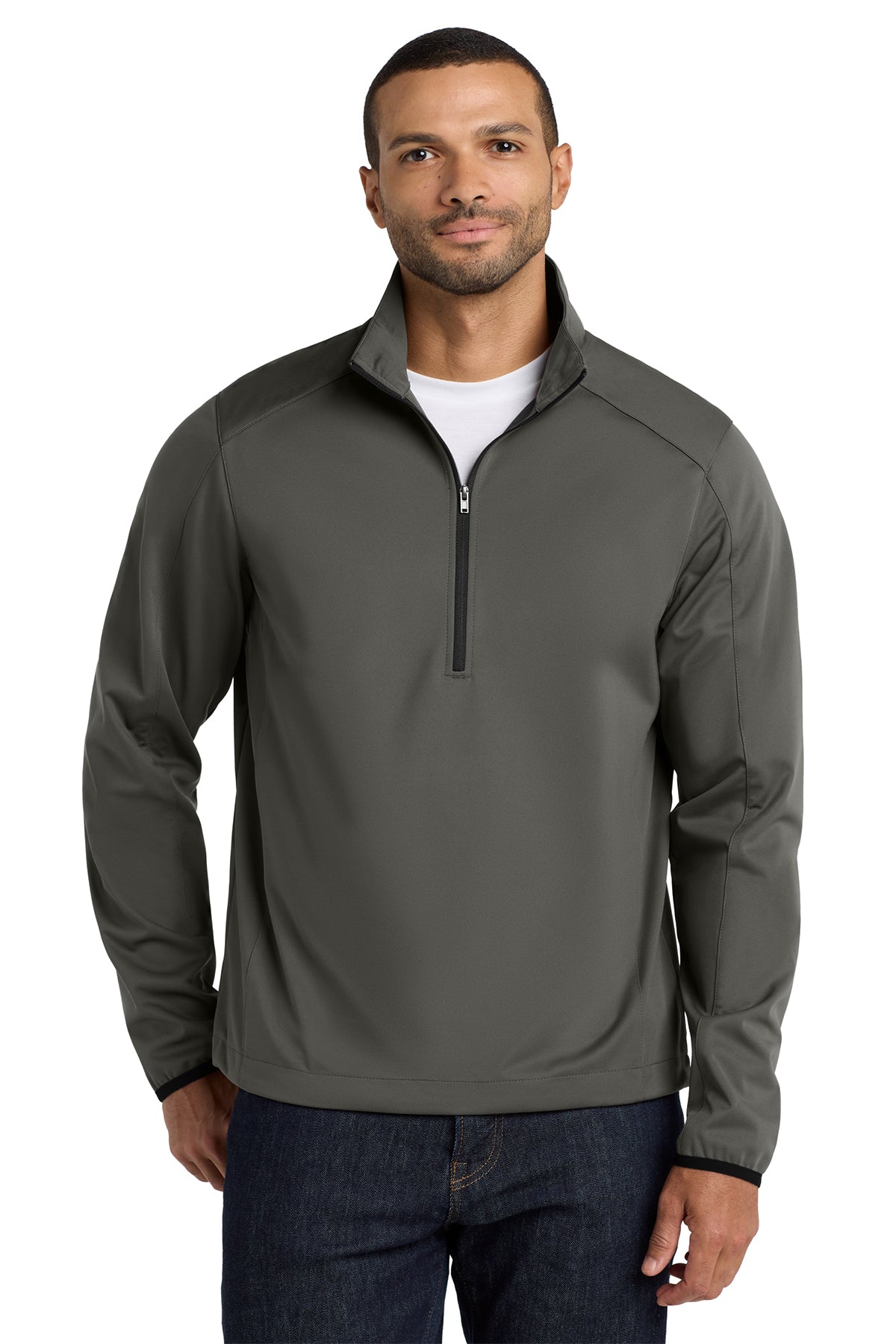 J716 Port Authority® Active 1/2-Zip Soft Shell Jacket
