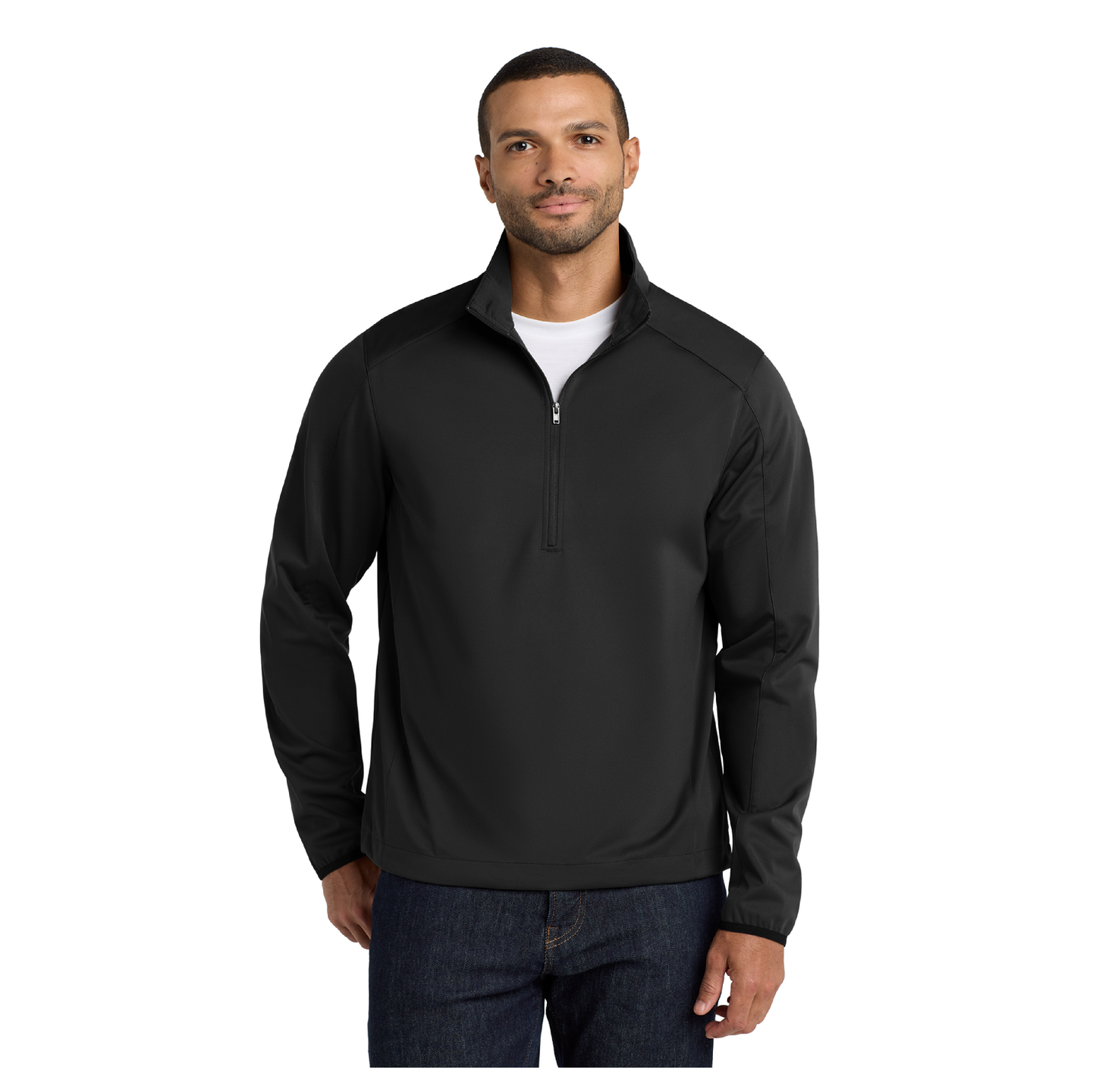 J716 Port Authority® Active 1/2-Zip Soft Shell Jacket