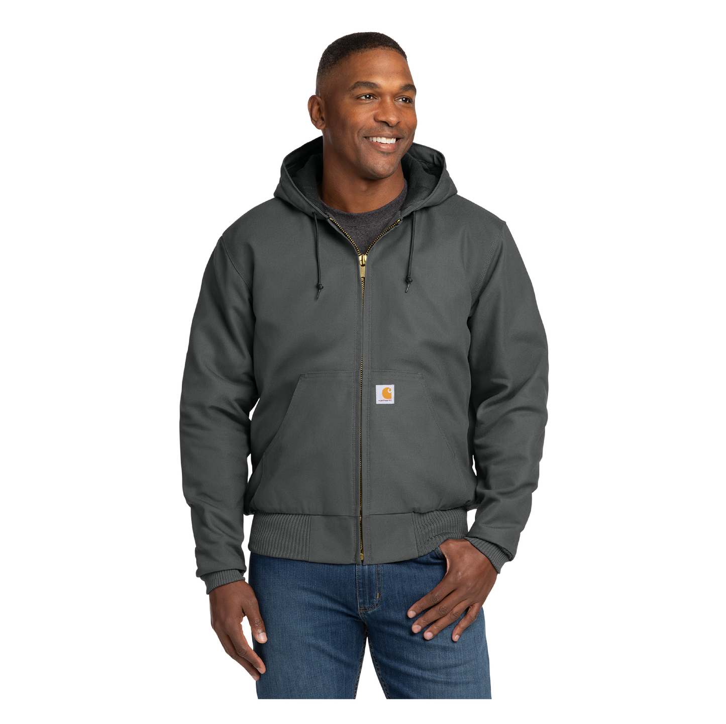 CT106677  Carhartt® Quilted-Flannel-Lined Duck Active Jacket