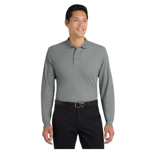 K500LS  Port Authority® Silk Touch™ LS Polo