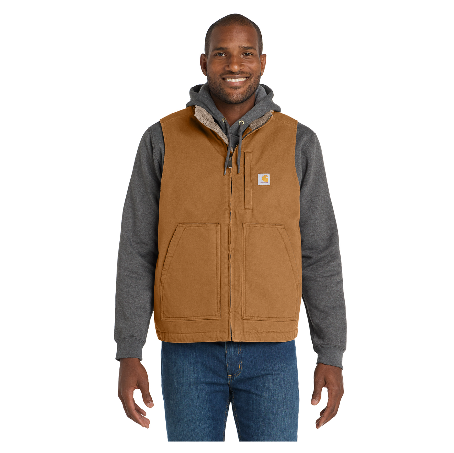 CT104277  Carhartt® Sherpa-Lined Mock Neck Vest